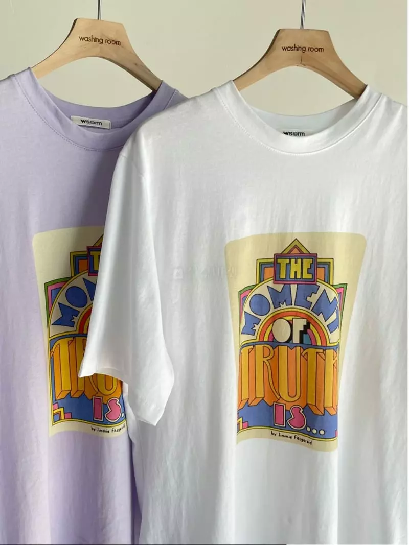 Washingroom - Korean Women Fashion - #momslook - Castle Tee