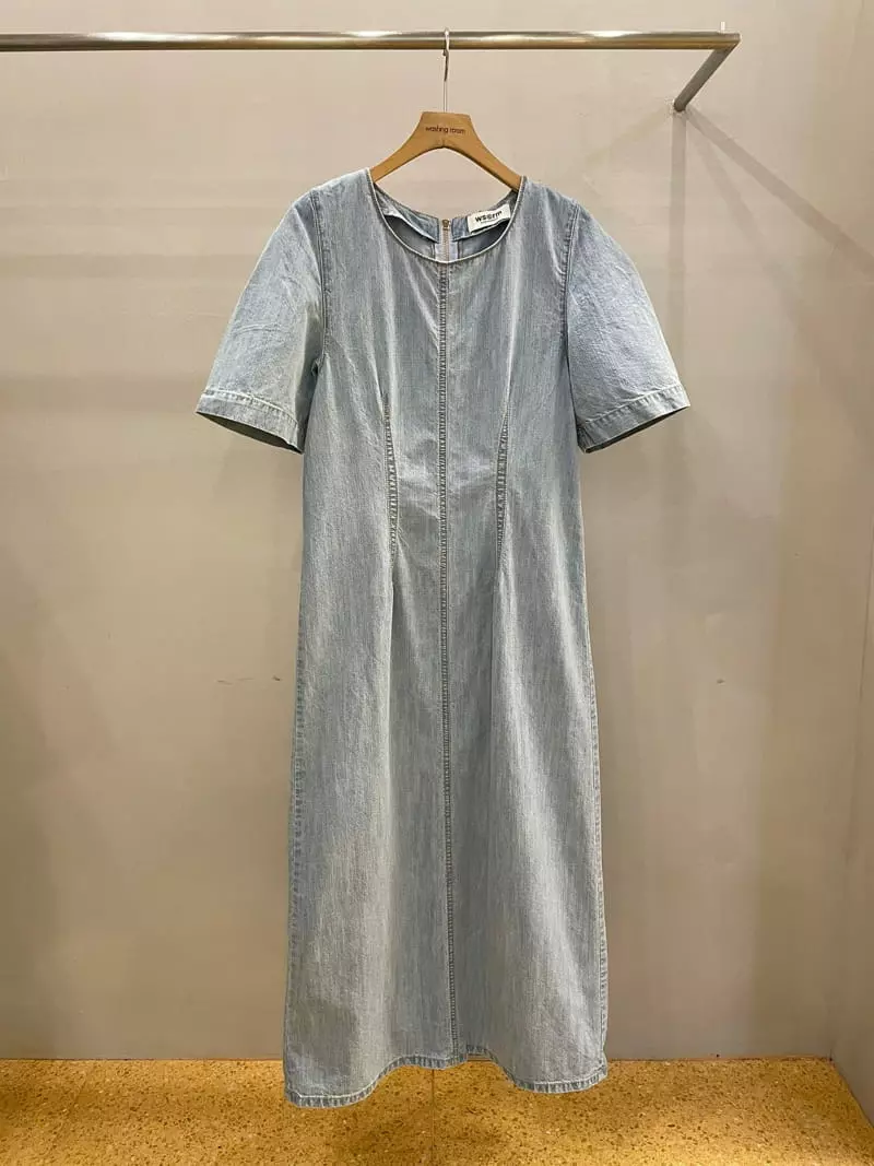 Washingroom - Korean Women Fashion - #momslook - 951 Denim One-piece - 3