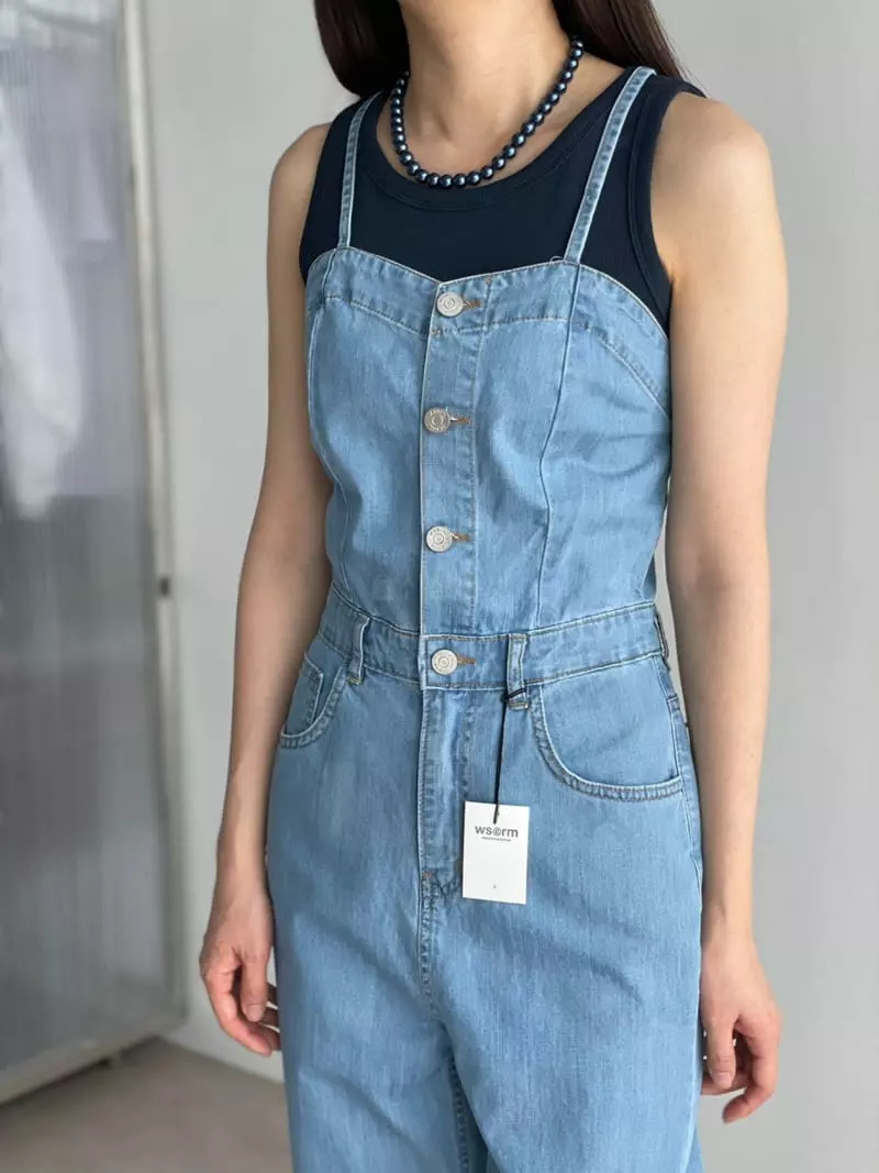 Washingroom - Korean Women Fashion - #vintageinspired - Summer Jumpsuit - 2