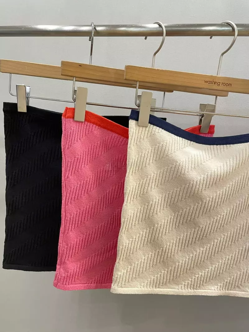 Washingroom - Korean Women Fashion - #vintageinspired - Color Summer Knit Top