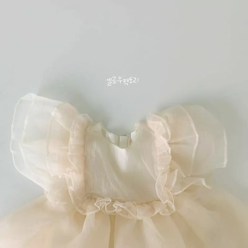 Yellow Factory - Korean Children Fashion - #fashionkids - Butter Fly One-piece - 2