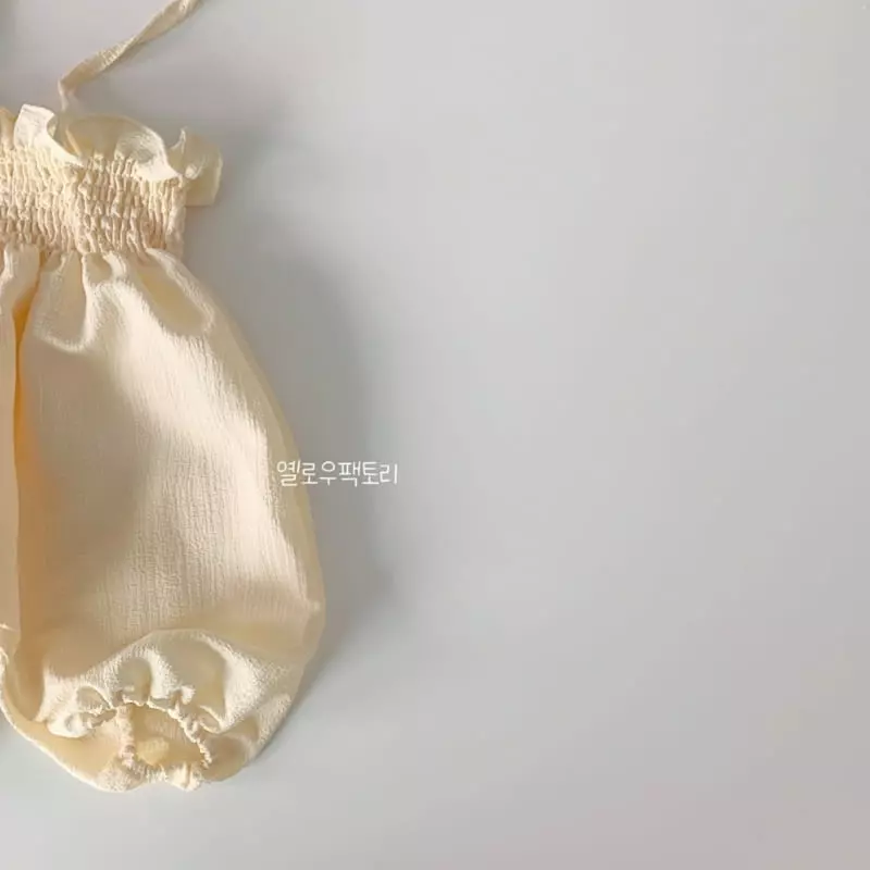 Yellow Factory - Korean Children Fashion - #fashionkids - Ssg Smocked Jumpsuit - 12