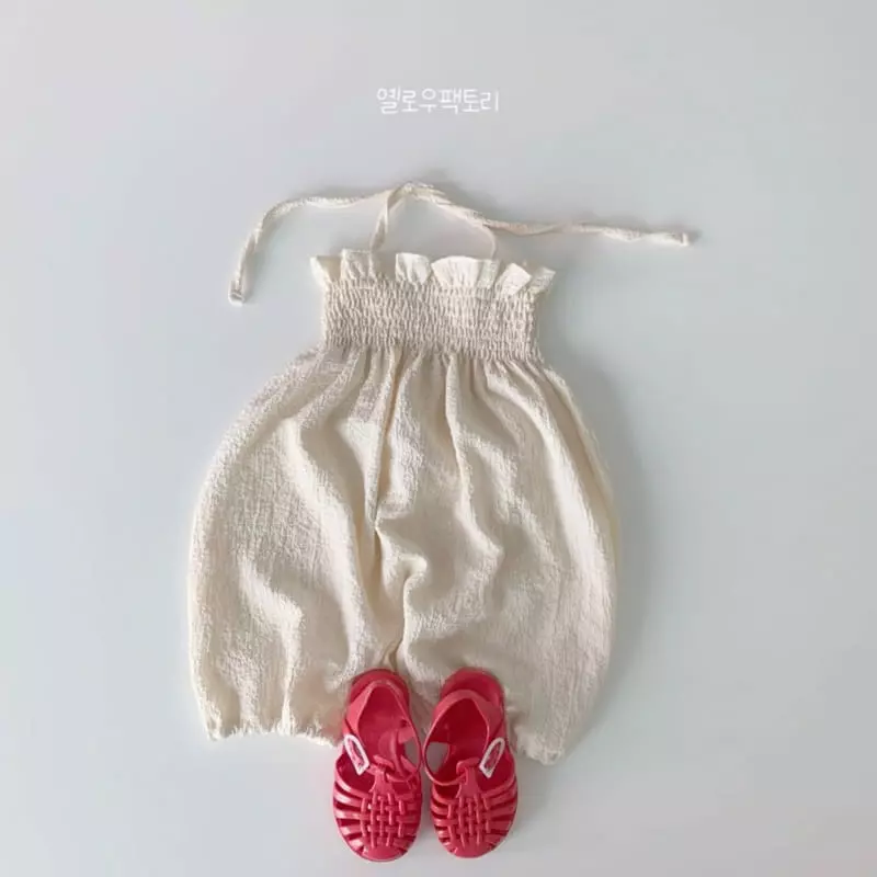 Yellow Factory - Korean Children Fashion - #littlefashionista - Ssg Smocked Jumpsuit - 3