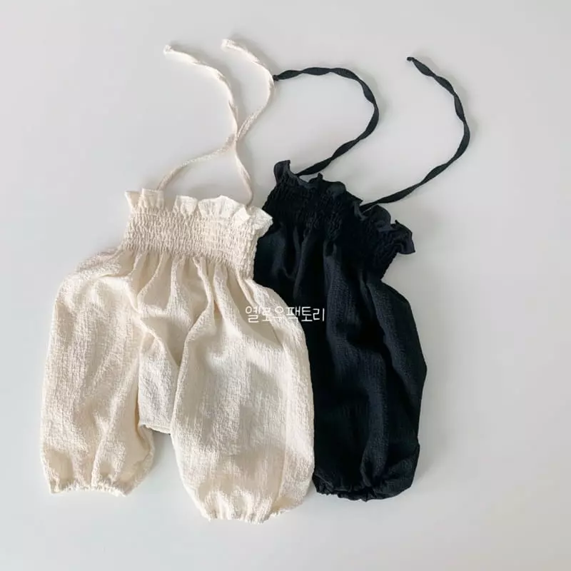Yellow Factory - Korean Children Fashion - #prettylittlegirls - Ssg Smocked Jumpsuit - 6