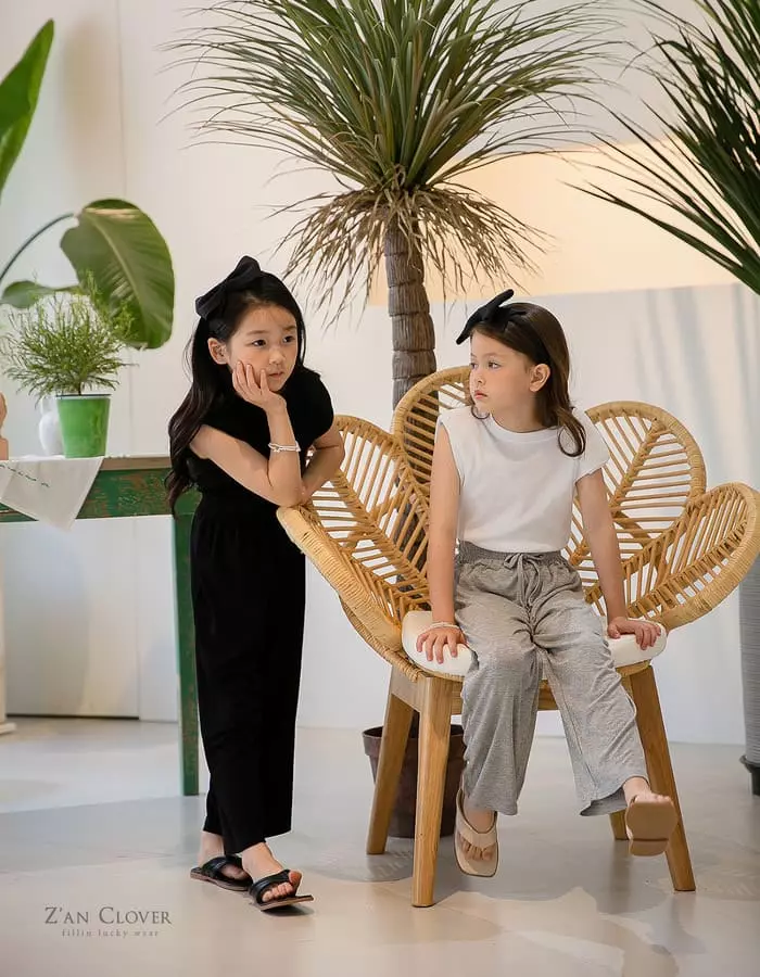 Zan Clover - Korean Children Fashion - #Kfashion4kids - Layon Wide Pants - 2