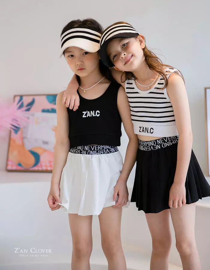 Zan Clover - Korean Children Fashion - #childofig - All That Pleats Skirt - 4