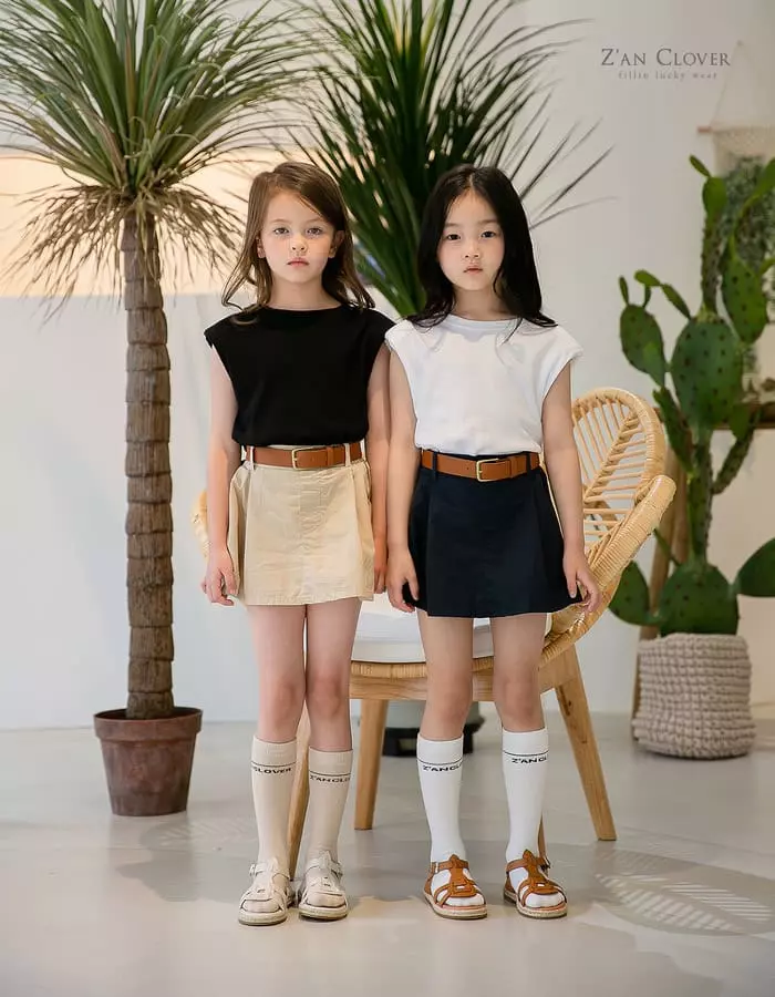 Zan Clover - Korean Children Fashion - #childofig - Pad Sleeveless - 2
