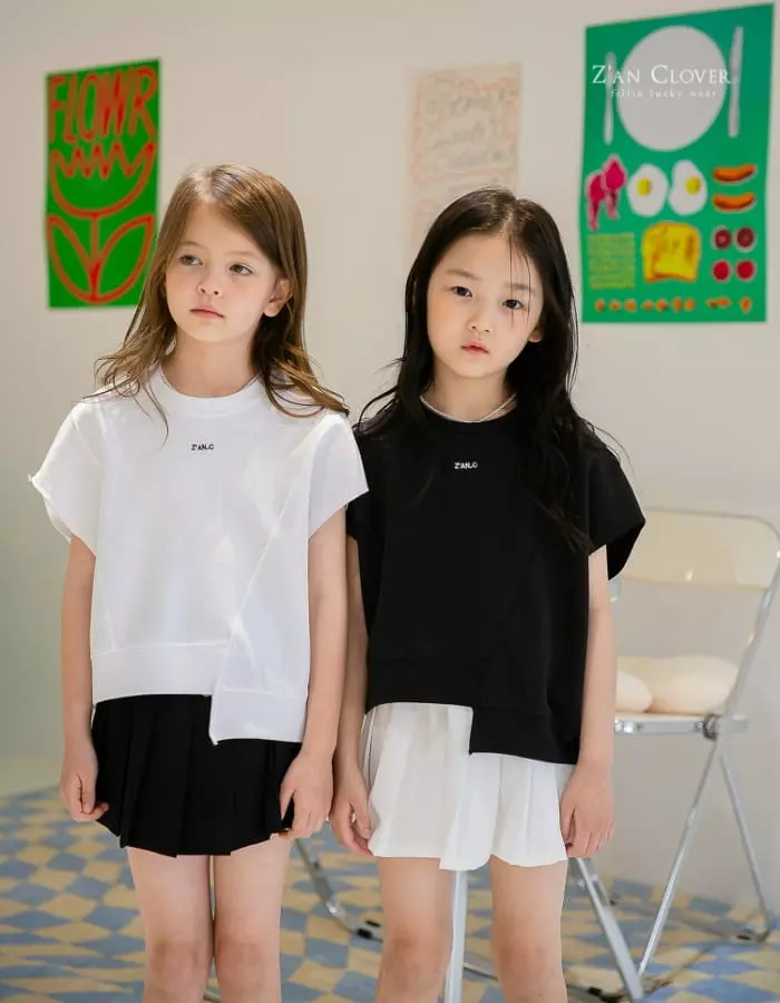 Zan Clover - Korean Children Fashion - #childofig - Undal Slit Sweatshirt