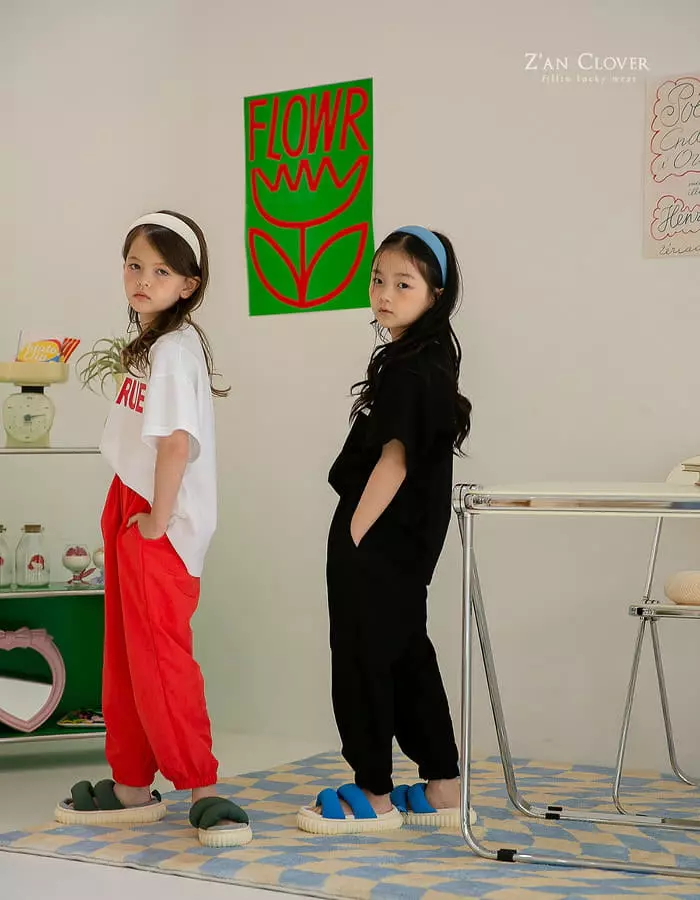 Zan Clover - Korean Children Fashion - #childrensboutique - Summer Jogger Pants - 8