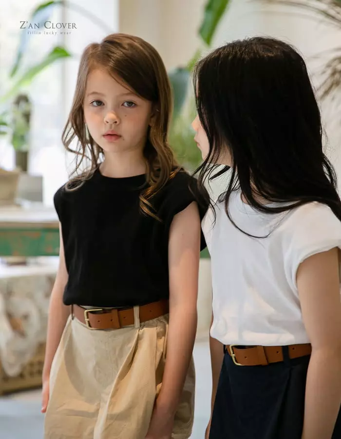 Zan Clover - Korean Children Fashion - #childofig - Pad Sleeveless - 4