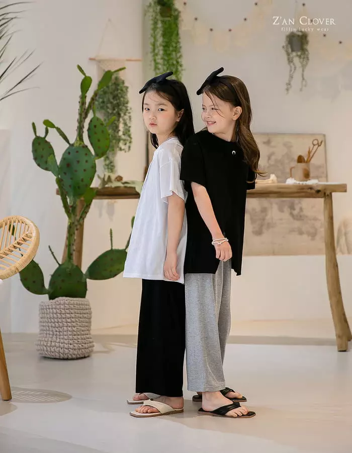Zan Clover - Korean Children Fashion - #childrensboutique - Layon Wide Pants - 11