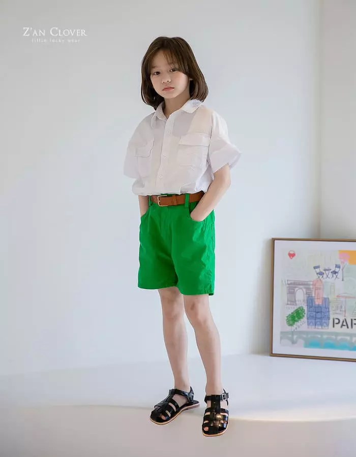 Zan Clover - Korean Children Fashion - #childrensboutique - Half Shirt - 6