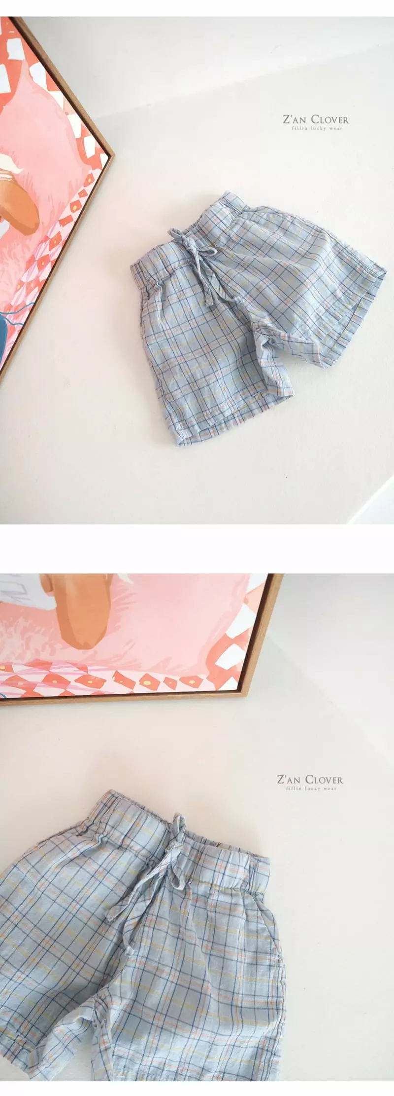Zan Clover - Korean Children Fashion - #designkidswear - Easy Check Pants - 8