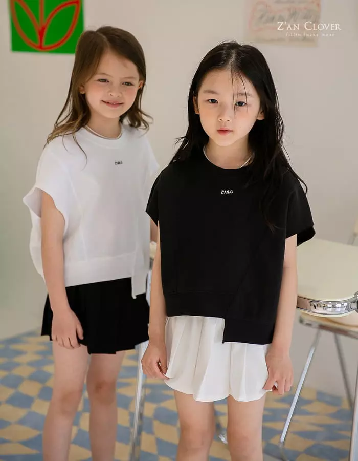 Zan Clover - Korean Children Fashion - #designkidswear - Undal Slit Sweatshirt - 3