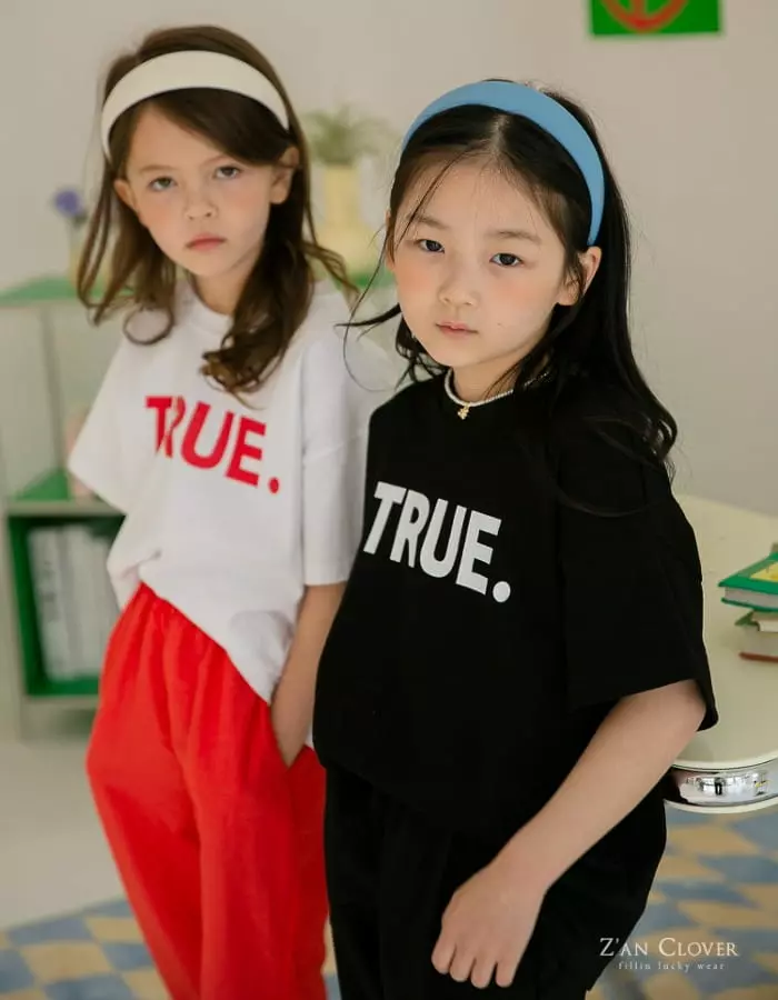 Zan Clover - Korean Children Fashion - #designkidswear - TRUE Tee
