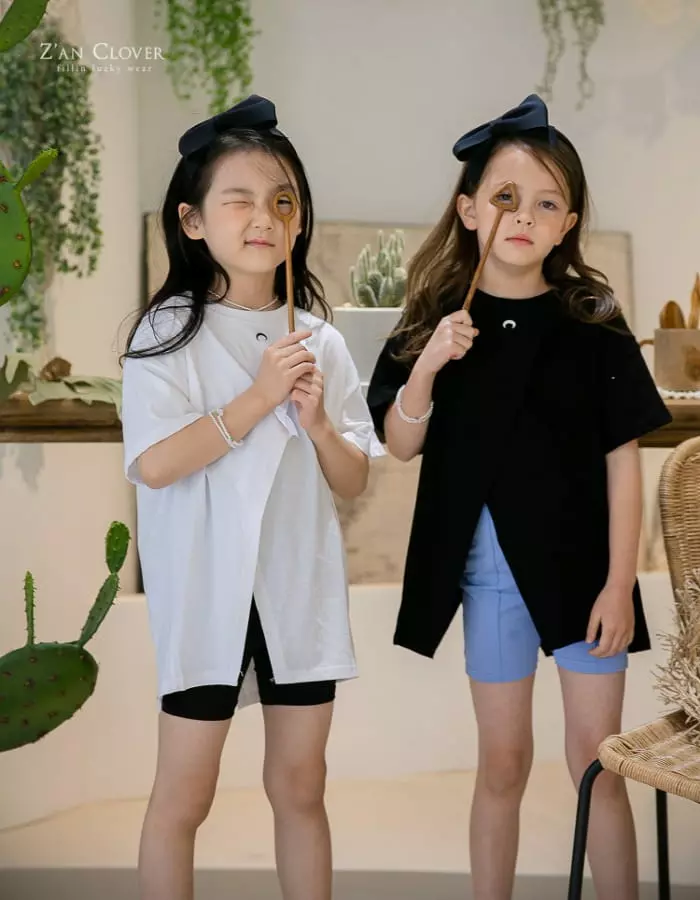 Zan Clover - Korean Children Fashion - #discoveringself - Sasun Slit Long Tee - 9