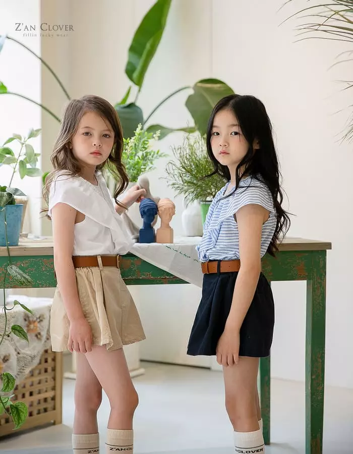 Zan Clover - Korean Children Fashion - #fashionkids - Ruffle Tee - 6
