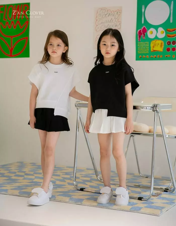 Zan Clover - Korean Children Fashion - #fashionkids - Undal Slit Sweatshirt - 5
