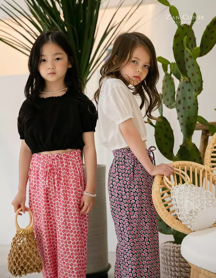 Zan Clover - Korean Children Fashion - #fashionkids - Lace Scop Blouse - 11