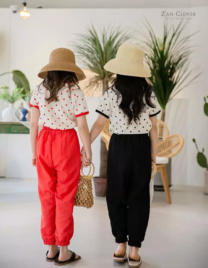 Zan Clover - Korean Children Fashion - #kidsstore - Dot Tee - 2