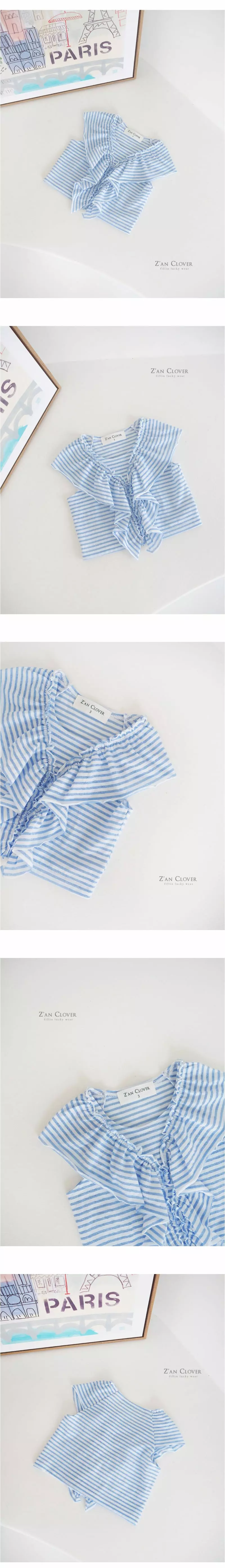 Zan Clover - Korean Children Fashion - #kidzfashiontrend - Ruffle Tee - 9