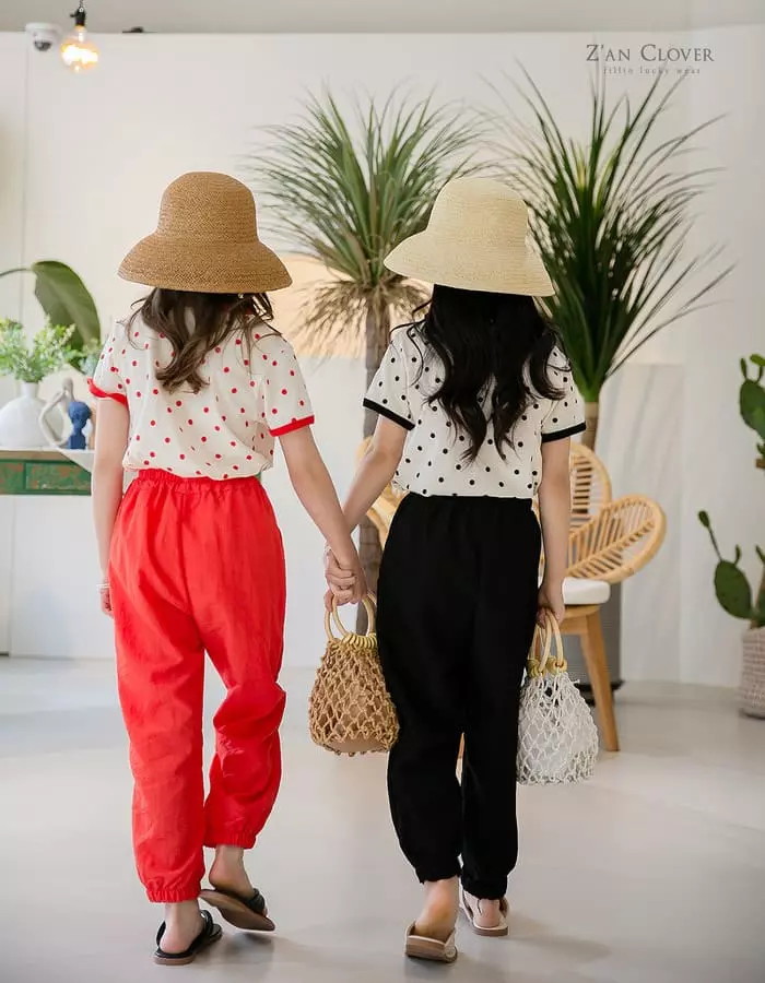 Zan Clover - Korean Children Fashion - #littlefashionista - Summer Jogger Pants - 2