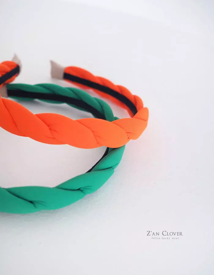 Zan Clover - Korean Children Fashion - #littlefashionista - Twist Hairband - 2