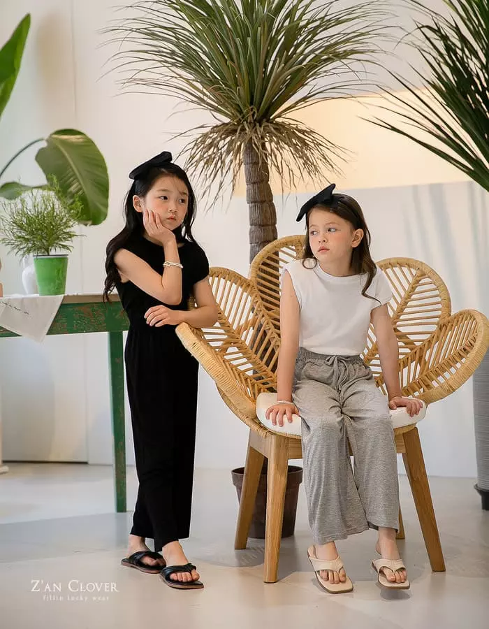 Zan Clover - Korean Children Fashion - #littlefashionista - Layon Wide Pants - 3