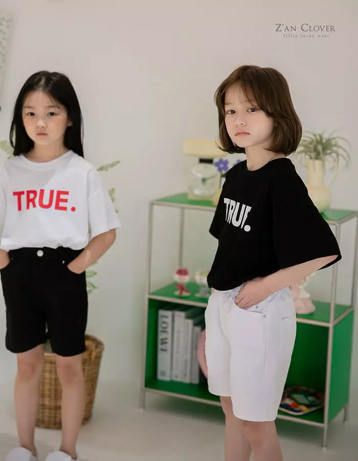 Zan Clover - Korean Children Fashion - #magicofchildhood - TRUE Tee - 9