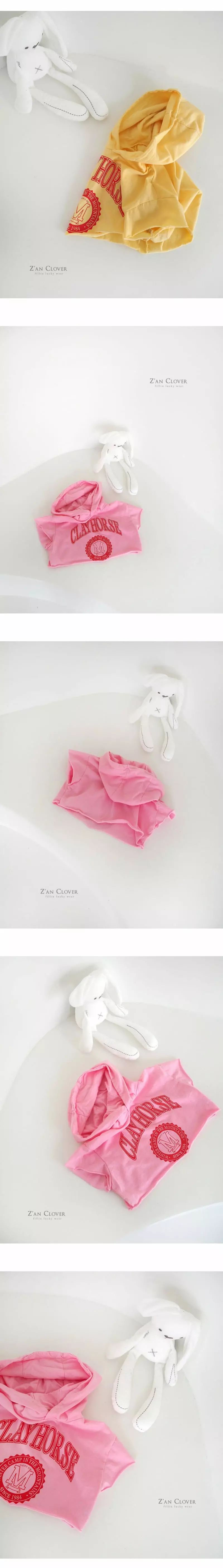Zan Clover - Korean Children Fashion - #minifashionista - Clay Short Hoody - 11