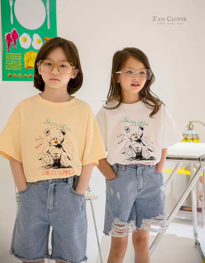 Zan Clover - Korean Children Fashion - #minifashionista - Summer Teddy Tee - 9
