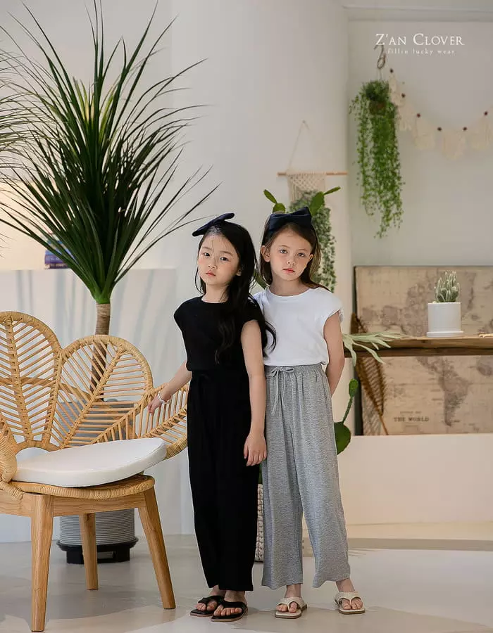 Zan Clover - Korean Children Fashion - #minifashionista - Layon Wide Pants - 5