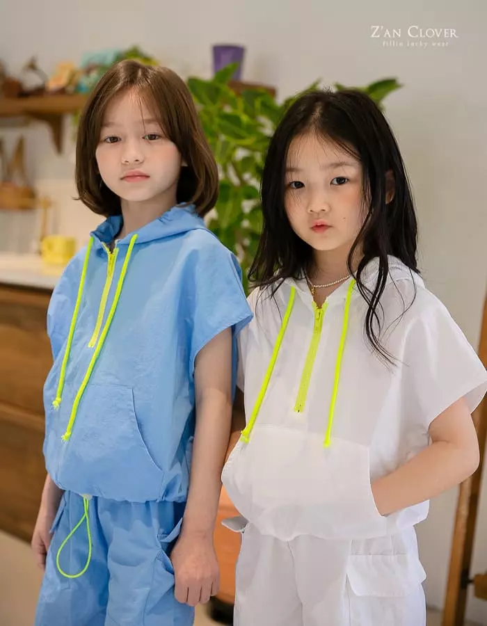 Zan Clover - Korean Children Fashion - #minifashionista - Gcargo Anorak Top Bottom Set - 10