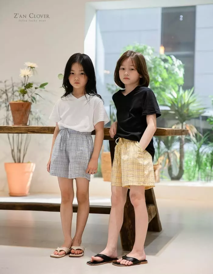 Zan Clover - Korean Children Fashion - #minifashionista - Easy Check Pants - 4