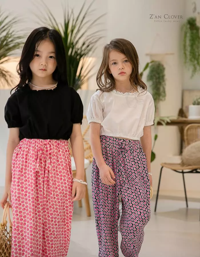 Zan Clover - Korean Children Fashion - #prettylittlegirls - Lace Scop Blouse - 3