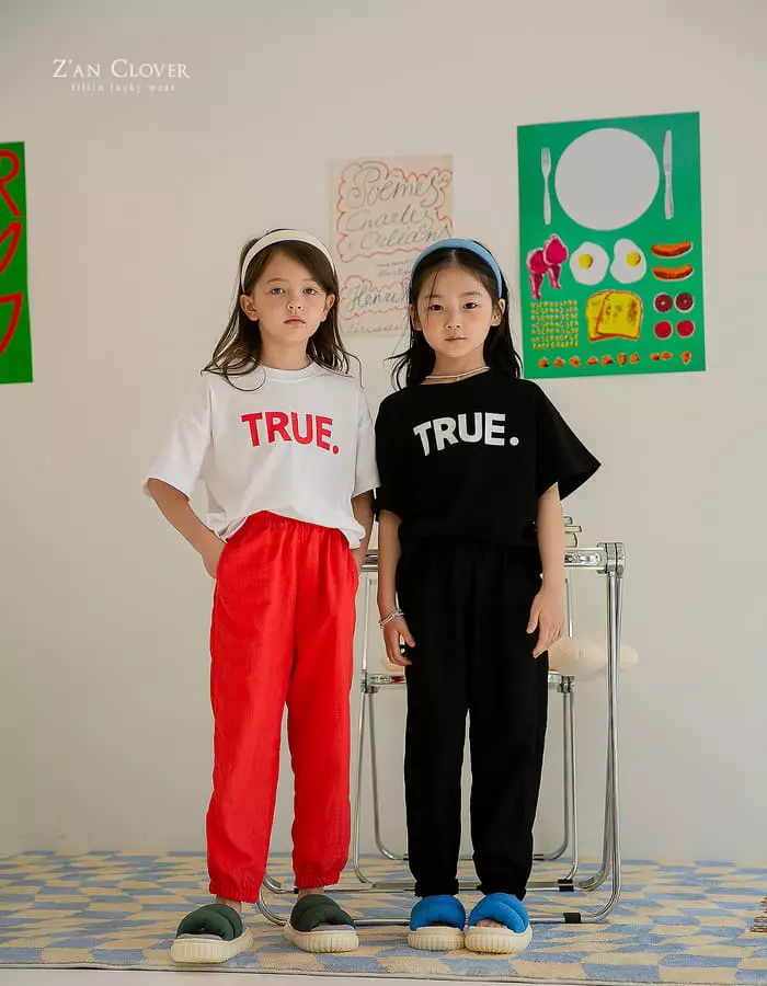 Zan Clover - Korean Children Fashion - #todddlerfashion - TRUE Tee - 12