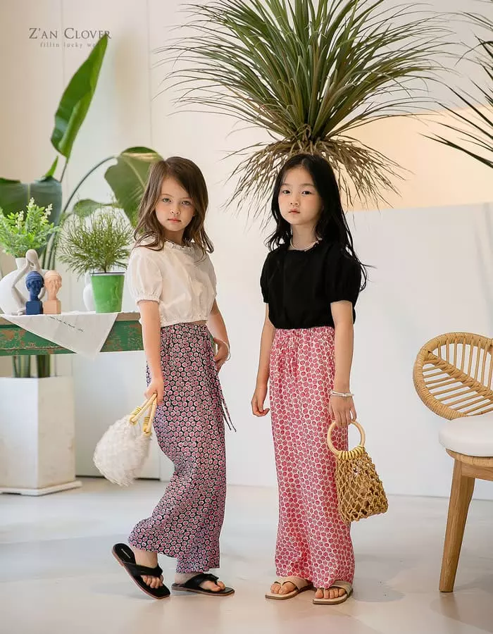 Zan Clover - Korean Children Fashion - #prettylittlegirls - Lace Scop Blouse - 4