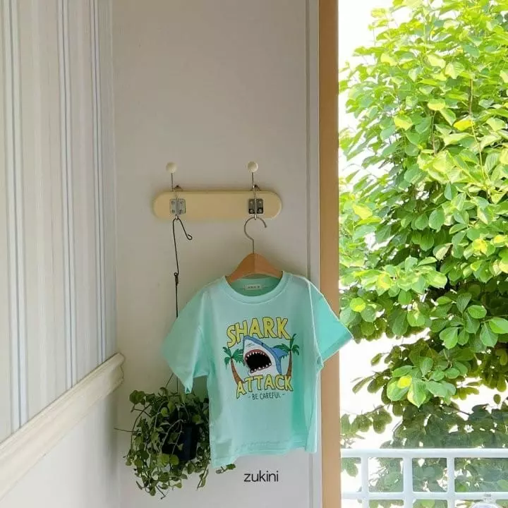 Zukini - Korean Children Fashion - #kidzfashiontrend - Shark Tee - 4