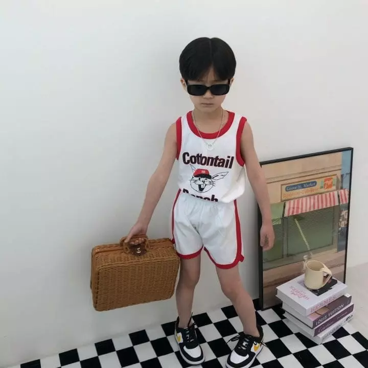 Zukini - Korean Children Fashion - #childrensboutique - 5 Sleeveless Top Bottom Set - 7