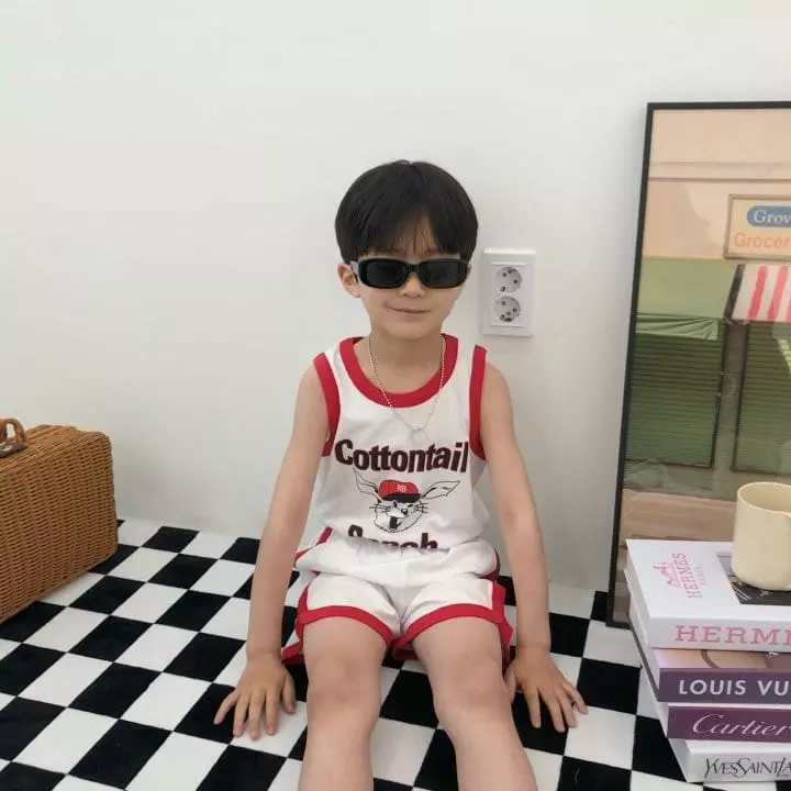 Zukini - Korean Children Fashion - #designkidswear - 5 Sleeveless Top Bottom Set - 8
