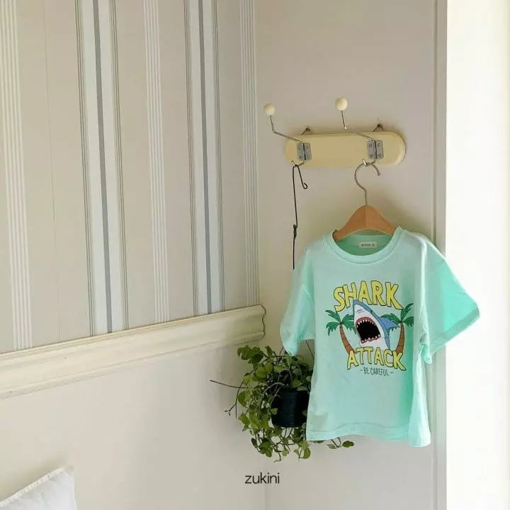 Zukini - Korean Children Fashion - #kidsstore - Shark Tee - 2