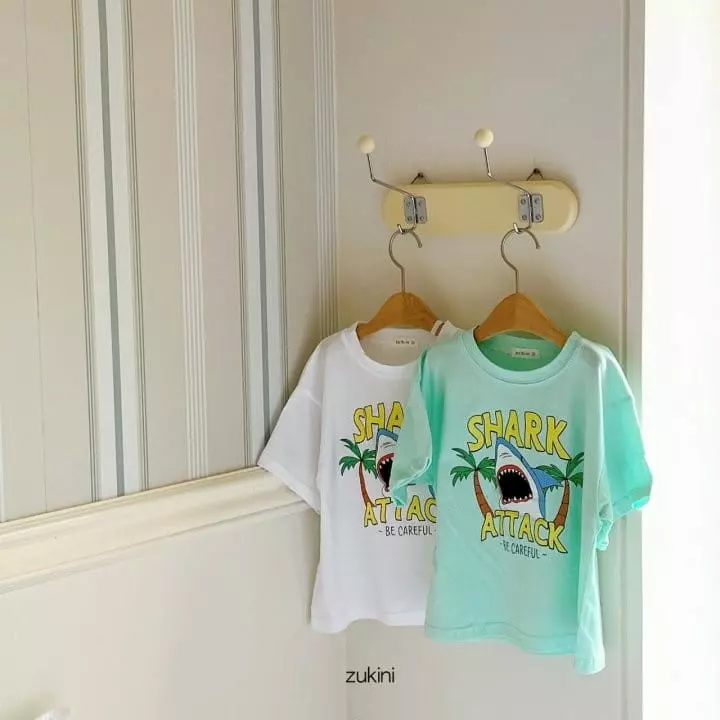 Zukini - Korean Children Fashion - #kidzfashiontrend - Shark Tee - 3