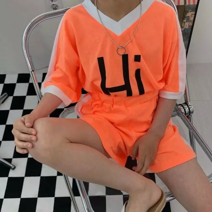 Zukini - Korean Children Fashion - #littlefashionista - HI Top Bottom Set - 9