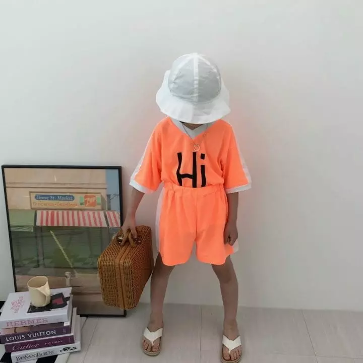 Zukini - Korean Children Fashion - #magicofchildhood - HI Top Bottom Set - 10