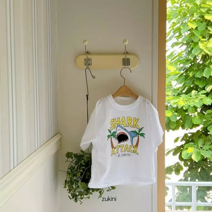 Zukini - Korean Children Fashion - #minifashionista - Shark Tee - 7