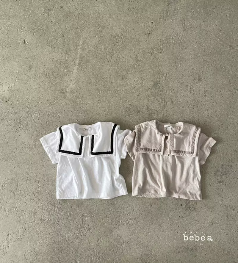 a-Market - Korean Baby Fashion - #babyboutique - Sailor Collar Tee - 11