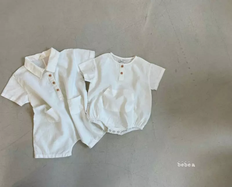 a-Market - Korean Baby Fashion - #babyboutique - Like Denim Baby Bodysuit - 6