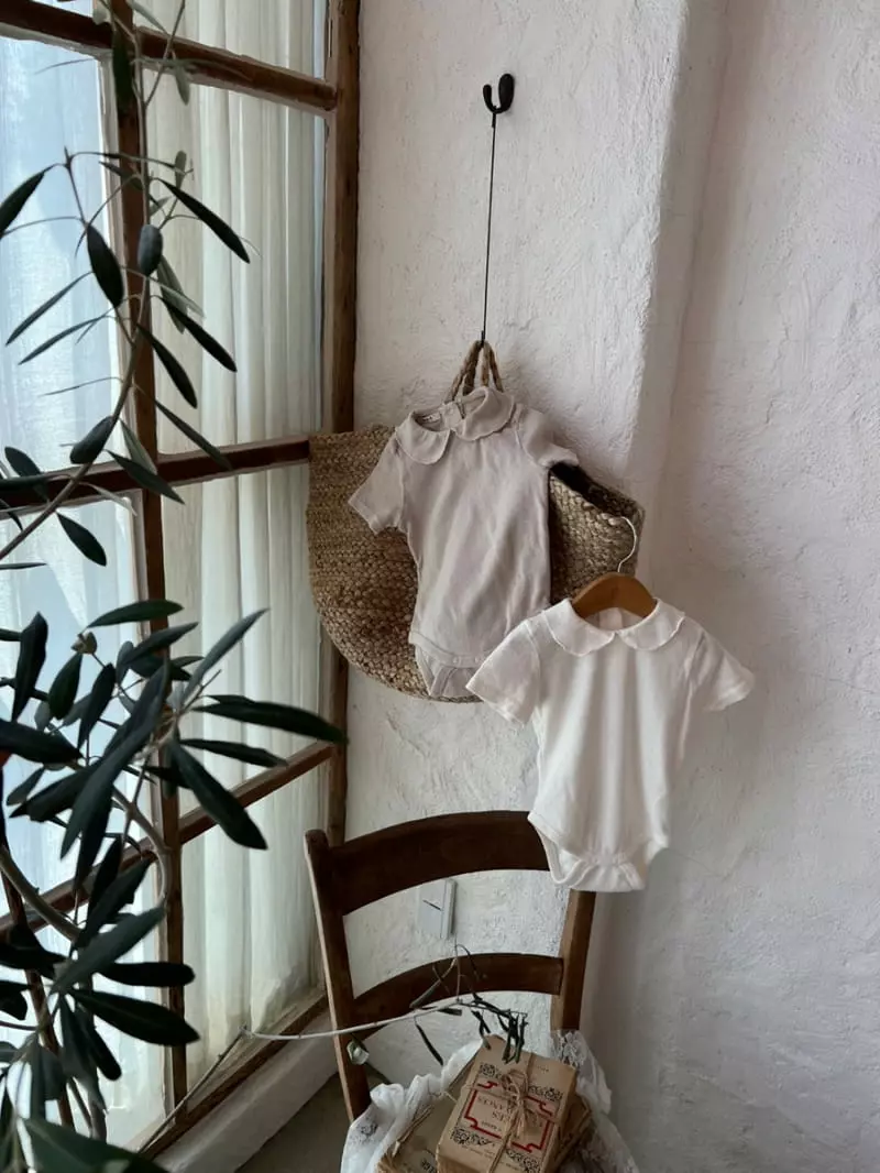 a-Market - Korean Baby Fashion - #babyclothing - Collar Bodysuit