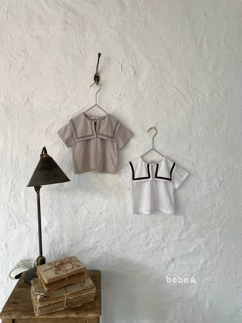 a-Market - Korean Baby Fashion - #babyfever - Sailor Collar Tee
