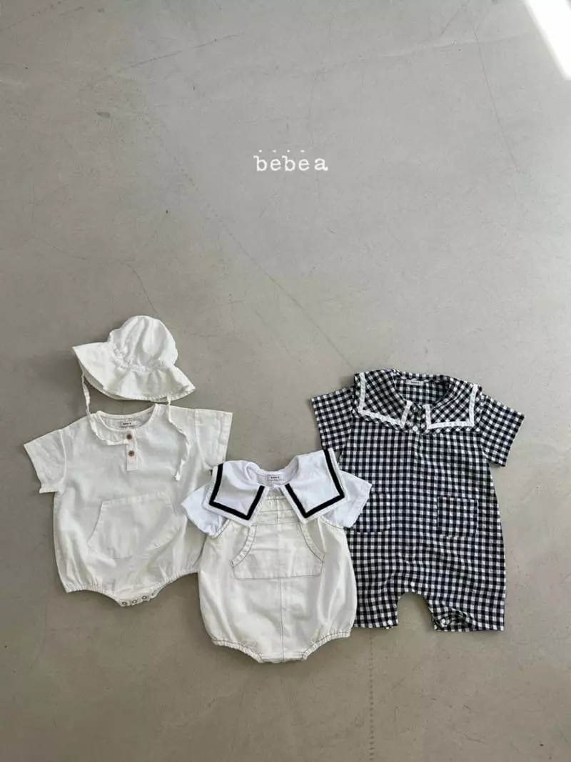 a-Market - Korean Baby Fashion - #babygirlfashion - Sailor Collar Bodysuit - 3